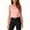 Pink, variant on Olyvenn Womens Ruffle 3/4 Sleeve Tops Lightweight Sparkly Elegant Dressy Blouses Sexy Double Layers Cute Mesh Tunic Shirts Pink M