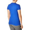thumbnail image 4 of Tee-Shirt en Jersey Fin pour Femmes, P, Bleu Royal, 4 of 5