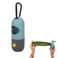 thumbnail image 2 of Soporte para bolsa de caca de perro con luz LED Dispensador de bolsa de caca Soporte de bolsa de perro para correa con soporte de bolsas con rollo Bolsas de caca de perro Accesorios para caminar Ormromra 223008-1, 2 of 8