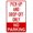 Warning Sign 3, variant on Pilot Parking Only Vinyl Sticker - 8"x12", Novelty Decor for Airports, Hangars, Garages, Yards, S363
