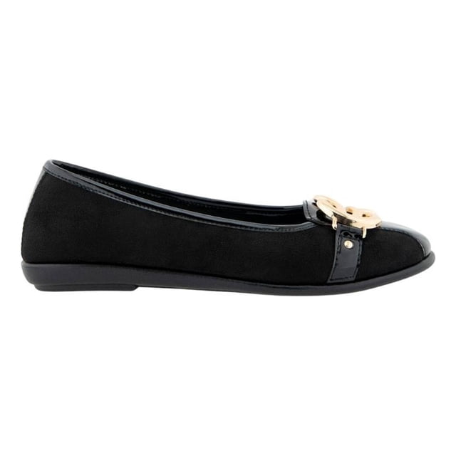 Flats Aerosoles Mujer Dama Big Bet Negro Casual Bailarinas negro 25.5 MX