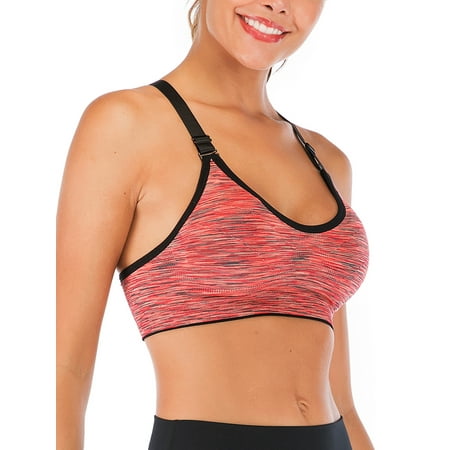 

Women s Sports Bra High Impact Support Workout Yoga Bra Gym Fitness Yoga Bra S-XL