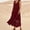 Red, variant on Yotami Women's Casual Dresses Summer Lightweight Maxi Linen Dress with Pocket Round Neck Sleeveless Swing Floral Dresses Watermelon Red S