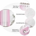 thumbnail image 6 of Pink Ombre Waterproof Fabric Shower Curtain,Pink White Gradient Modern Abstract Art Waterproof Fabric Shower Curtain for Bathroom Curtains Bathtubs Hotel Shower Curtains with 12 Hooks Standard 72x72, 6 of 8