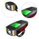 thumbnail image 3 of Luz de bicicleta multifunción ciclo cabeza luz 1200 mAh para ciclismo de montaña de carretera, 3 of 6