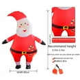 thumbnail image 2 of Ropa inflable navideña Accesorios para el escenario navideño Ropa navideña Ropa inflable para muñecos de Papá Noel, 2 of 3