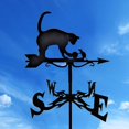 thumbnail image 3 of Retro Metal Weathervane Weather Vane Wind Direction Indipetsor-week, 3 of 4