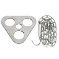 thumbnail image 3 of Trípode para acampar al aire libre, soporte para fogatas de picnic, gancho de acero inoxidable para trípode, suministros para acampar, 3 of 14