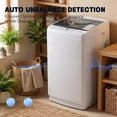 thumbnail image 5 of edx Compact Washer, 7.7 LBS Fully Automatic Washing Machine with 10 Wash Cycles, Mini Washer for Homes, Apartments & Dorm Rooms, White, 5 of 9