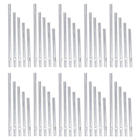 50Pcs Aluminum Wind Chime Tube Pipe Children Kindergarten Wind Chime DIY Supplies