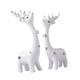 thumbnail image 2 of 2 estatuas de ciervos, esculturas de animales, colección moderna, figuras decorativas Blanco, 2 of 9