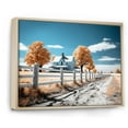 thumbnail image 2 of Designart "Nostalgic Retreat at the Farmhouse" Farm Floater Framed Canvas Print, 2 of 7
