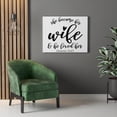 thumbnail image 3 of Scripture Walls  Became His Wife Genesis 24:67 Bible Verse Canvas Christian Wall Art Ready to Hang Unframed, 3 of 12
