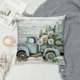 thumbnail image 2 of GOSMITH Eucalyptus Leaves Throw Pillow Covers Blue Truck Home Sweet Home Farmhouse Decorative Pillows Soft Cushion Cases for Couch Sofa Bed Home Decor, 2 of 5