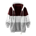 thumbnail image 5 of Posijego Big Boys Girls Fleece Coat Zip up Long Sleeve Hooded Warm Fuzzy Outerwear Jackets with Pockets, 5 of 6