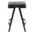 thumbnail image 2 of Taburete Seven - Metal negro y PU negro envejecido LumiSource OB-CS-SVEN BK+BK, 2 of 2