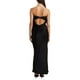 thumbnail image 5 of VISgogo Vestido sin mangas sin espalda para mujer, de una sola pieza elegante sin tirantes de color sólido, vestido de banquete de boda para cóctel VISgogo moda, 5 of 9