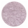 thumbnail image 3 of Unique Loom Infinity Shag Collection Area Rug - Jinko (5' 1" Round Lavender), 3 of 7