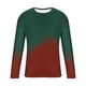 thumbnail image 5 of Amzcrzy Sudadera Para Hombre, Estilo Casual, Con Estampado Deportivo, Manga Larga, Cuello Redondo, Color Verde Militar, Talla 4Xl, 5 of 5
