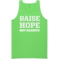 thumbnail image 1 of Raise Hope Not Racists Neon Tank Top, 1 of 1