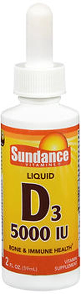 Sundance Vitamin D3 Liquid, 5000 IU, 2 Fl. Oz