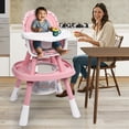 thumbnail image 7 of Tolead 15-in-1 Convertible Feeding High Chair with Activity Center, 2-in-1 Baby Highchair & Activity Center, Pink, 7 of 7