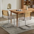 thumbnail image 4 of Double Steel Pipe Velvet Dining Chairs / Ultra - High Load - Capacity and Comfort in Dining Room, 4 of 7