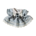 thumbnail image 2 of Muñeca de peluche, vestido de princesa, disfraces, accesorios para fotos, bricolaje, hazlo tú mismo azul, 2 of 9