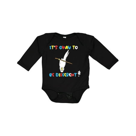 

Inktastic Autism Awareness It s Okay to Be Different Silly Bird Boys or Girls Long Sleeve Baby Bodysuit