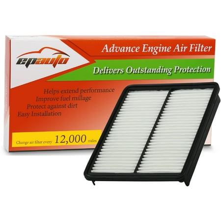 EPAuto GP881 (28113-2P100) Replacement Panel Engine Air Filter Fits select: 2011-2014 HYUNDAI SONATA, 2011-2015 KIA OPTIMA