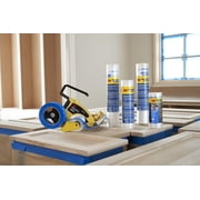 3M Hand Masker Advanced Masking Film, 8 Rolls, 48 in x 180 ft, Static Cling Keeps Film in Place, Prevents Liquids From Bleeding Through, Flake Resistant, For Indoors & Outdoors Use AMF48-8C