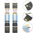 thumbnail image 3 of Gymnture christmas 1 Pair Nutcracker Door Banner Christmas Porch Banner Sign Decoration Front Door Porch Couplet, 3 of 10
