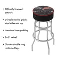 thumbnail image 4 of Trademark Gameroom Corvette C6 Black Bar Stool with Padded Seat, 4 of 5