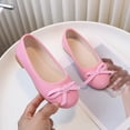 thumbnail image 5 of BOBOGOJP Girls Dress Shoes Flower Shoes Princess Mary Jane Shoes for Girls for Wedding, Party, Birthday (Toddler/Little Kid/Big Kid) Pink for 12, 5 of 6