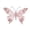 B, variant on Glitter Christmas Butterfly Ornament with Large Sized Pendant - 6.69 Inch Festive Wall Hanging Decor with Sparkling Diamonds, Magical Holiday Home Decoration for Christmas Tree, Mantel, Party Decor