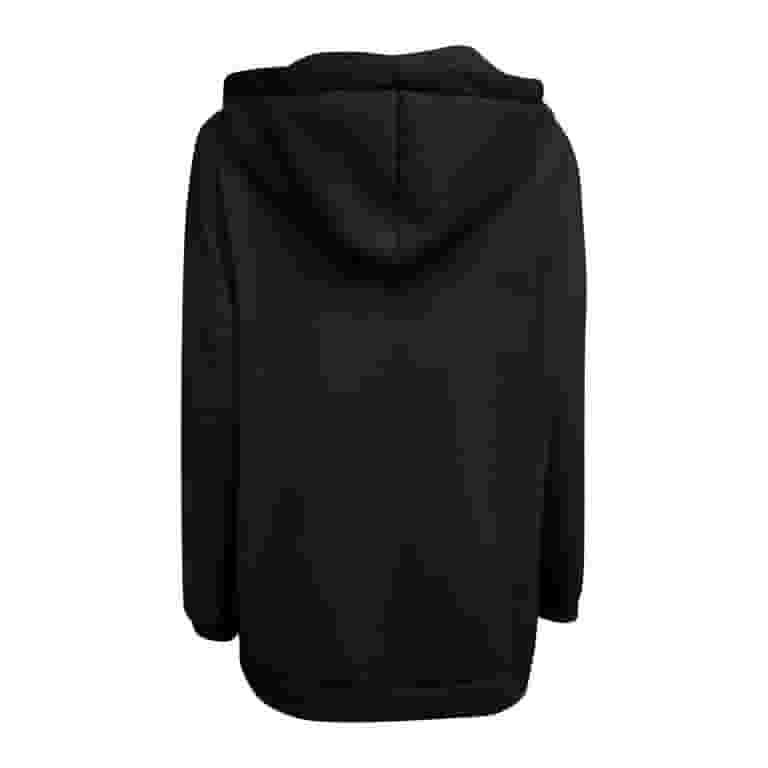 ★韓国人気★ESSU★PREMIUM DIAGONAL ZIPPER HOODED PADDING JGGSPWM Knee Length Full Zip Hoodie High Collar Casual