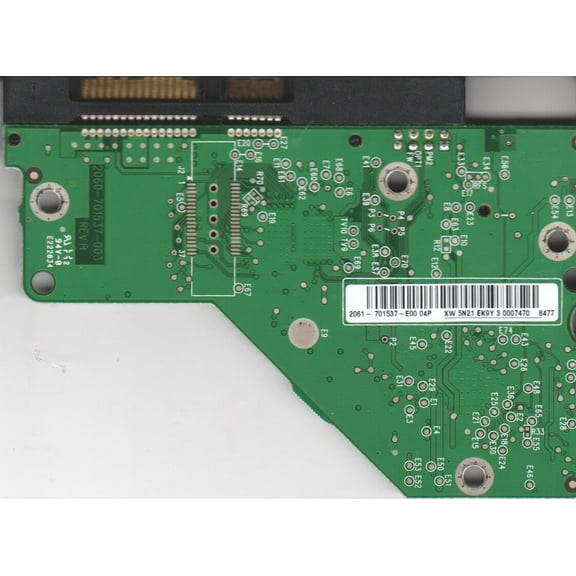 WD6400AAKS-22A7B0, 2061-701537-E00 04P, WD SATA 3.5 PCB