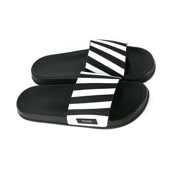 PLUFFI Slippers, Shower Slide Shoes for Men and Women Home Sandal Bath Slipper Indoor House Pool College Dorm Non-Slip