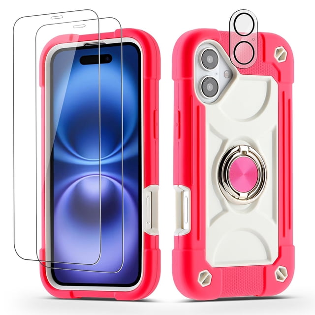 Funda de teléfono Cookiver para iPhone 16 Plus de 6.7 pulgadas con acceso.