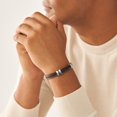 thumbnail image 2 of Pulsera de correa Fossil Leather Essentials Brown JF04133040 para hombre, 2 of 6