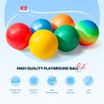 thumbnail image 3 of PLAYZAP Playground Balls - 8.5 Inch (12-Pack) Kickball Dodgeball Rubber Bouncy Inflatable Balls for Kids Adults, Indoor & Outdoor ball Games, Four Square, Recess, Dodge Ball, Handball W/air Pump, 3 of 9