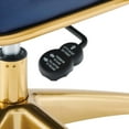 thumbnail image 5 of Jive Gold Stainless Steel Highback Office Chair, 5 of 9