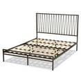 thumbnail image 4 of Baxton Studio Jeanette Modern and Contemporary Black Finished Metal Full Size Platform Bed, 4 of 9