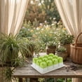 thumbnail image 3 of 5 Pack Seed Starting Trays, Flexible Multi-Purpose Seedling Starter Kit with Drainage for Easy Transplanting, Indoor Home Gardening Supplies for Vegetables & Flowers Green, 3 of 7