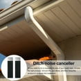 thumbnail image 2 of Sylvtty 2Pcs Gutter Noise Dampeners Universal Easy Installation Rain Gutter Downspout Silencer Portable Gutter Silencer Inserts, 2 of 7