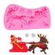 thumbnail image 1 of Navidad Diy Santa Claus Elk Pastel Silicona Molde Chocolate Fondant Molde Manualidades Decoración Herramienta Para Hornear Serendint HA038967-00, 1 of 6