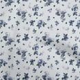 thumbnail image 1 of oneOone Georgette Viscose Light Blue Fabric Florals Sewing Material Print Fabric By The Yard 42 Inch Wide, 1 of 6