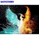 thumbnail image 1 of GATYZTORYDiy Craft Diamond Painting Phoenix Animal Diamond Embroidery Cross Stitch Round/Square Mosaic Full Handmade Gift50x70cm round drill Gao Jinjia LED, 1 of 2