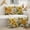 4PCS(A+B+C+D), variant on 18x18" Imitation Embroidered Sunflower & Daisy Throw Pillow Cover, Bright Floral Reactive Dyeing Design for Sofa, Bed, Patio (C)