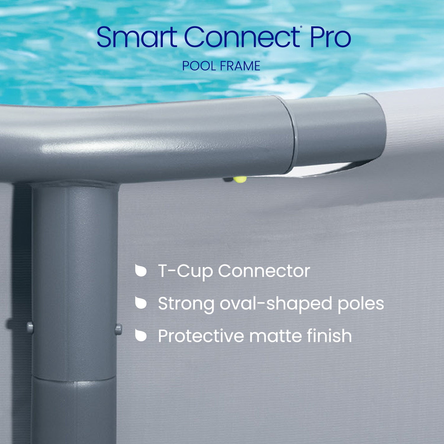 Funsicle Oasis Above Ground Metal Frame Swimming Pool Set – with FB800S AutoSkimmer Pump, Ladder & Cover, 12' x 36", Round, Gray
